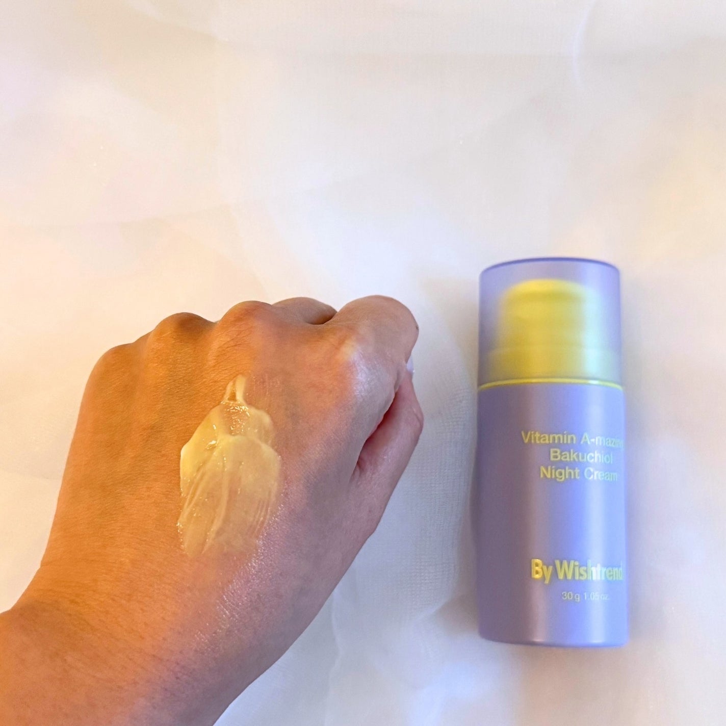 ビタミンA-mazingバクチオールナイトクリーム/By Wishtrend/フェイスクリームを使ったクチコミ(4枚目)