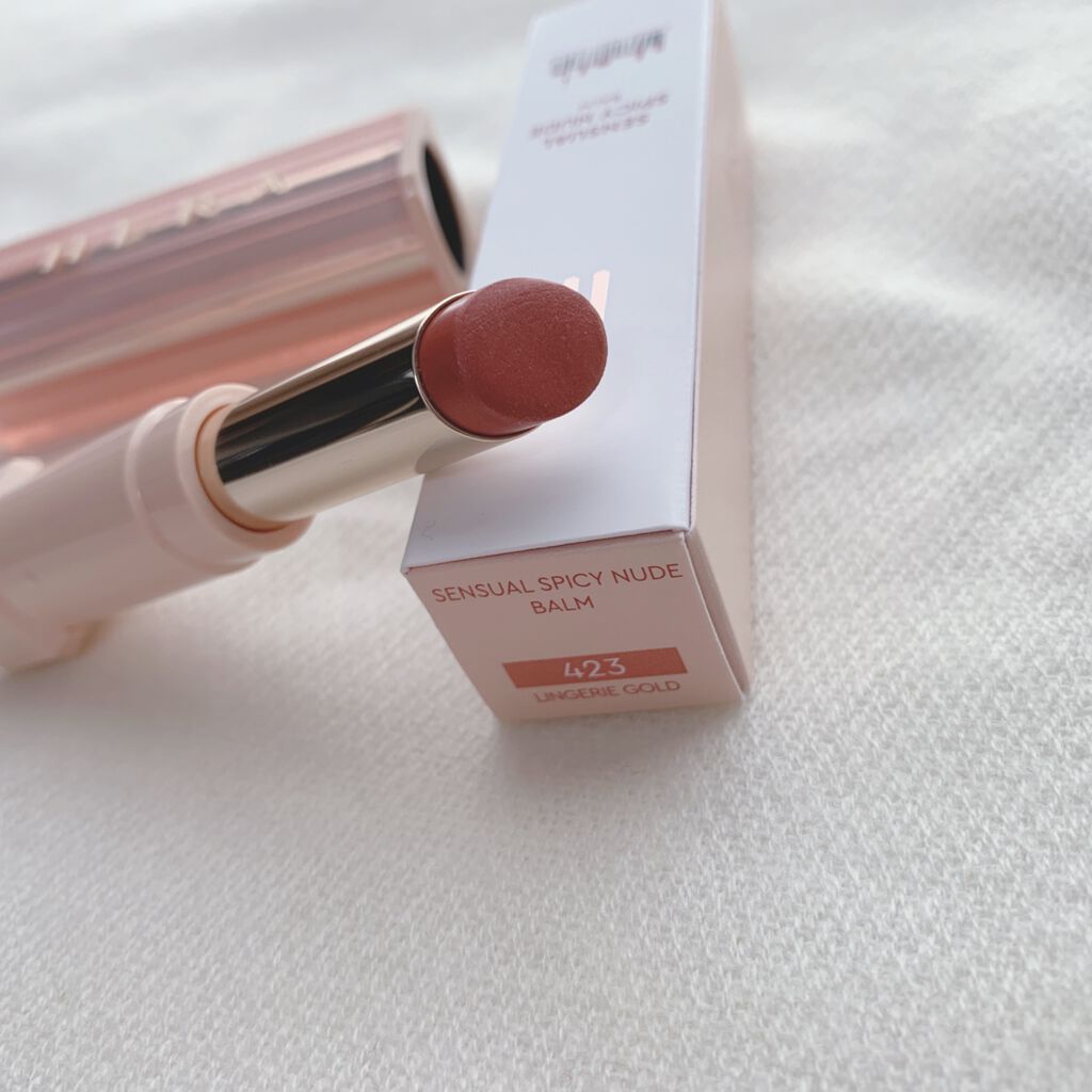 センシュアルスパイシーヌードバーム/HERA/口紅を使ったクチコミ(2枚目)