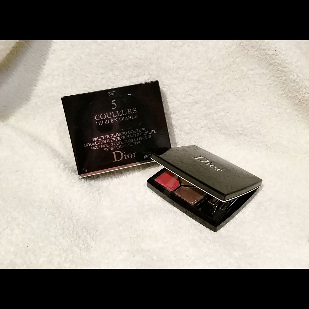 サンク クルール 837 デビリッシュ/Dior/アイシャドウパレットを使ったクチコミ（1枚目）