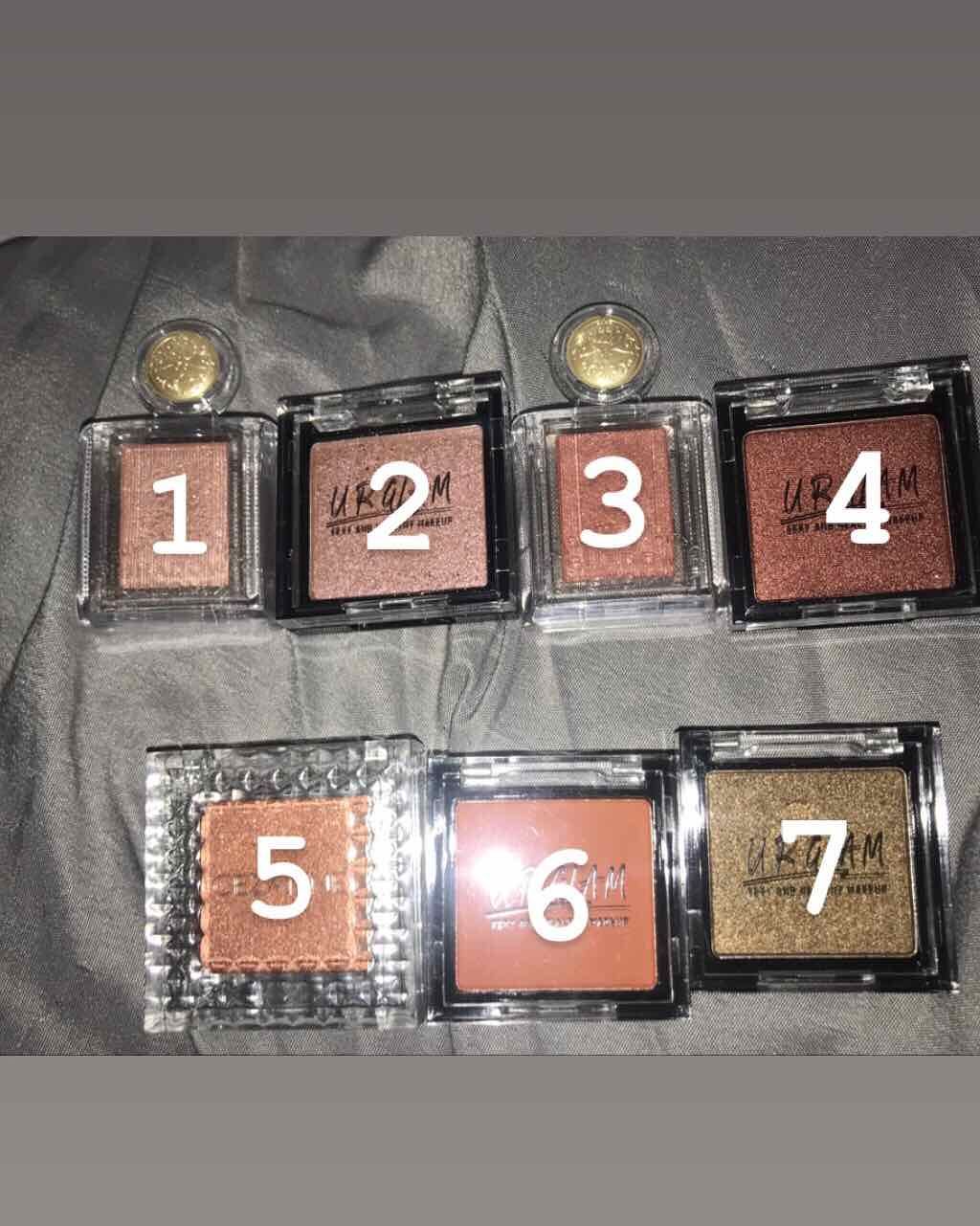 UR GLAM　POWDER EYESHADOW/U R GLAM/単色アイシャドウを使ったクチコミ（1枚目）