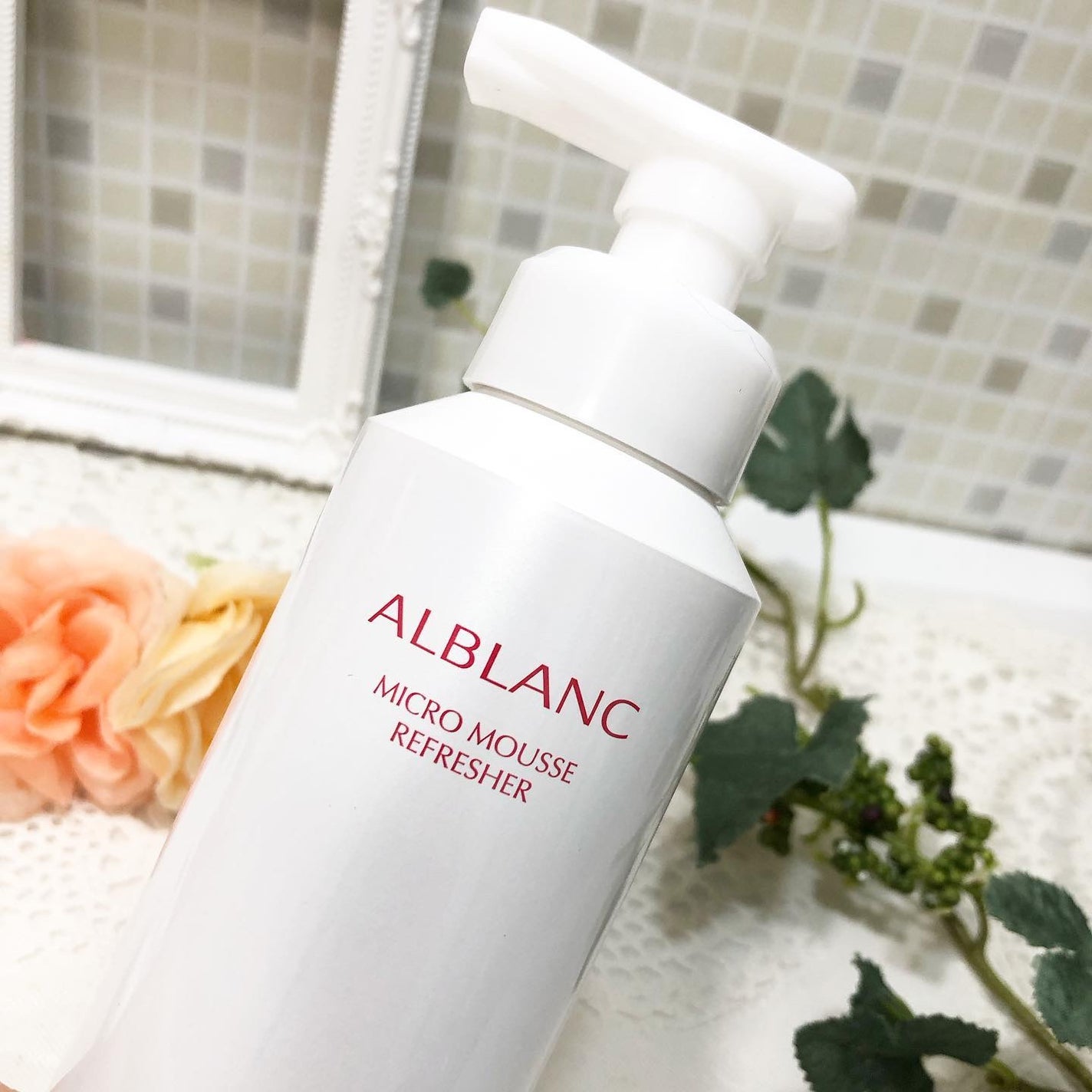 マイクロムース リフレッシャー/ALBLANC/泡洗顔を使ったクチコミ(2枚目)