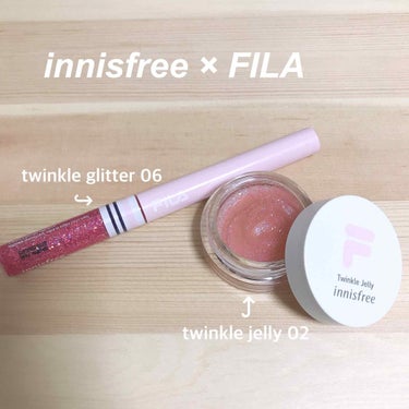 トゥインクルグリッター（もちもちエディション）/innisfree/シングルアイシャドウを使ったクチコミ（1枚目）