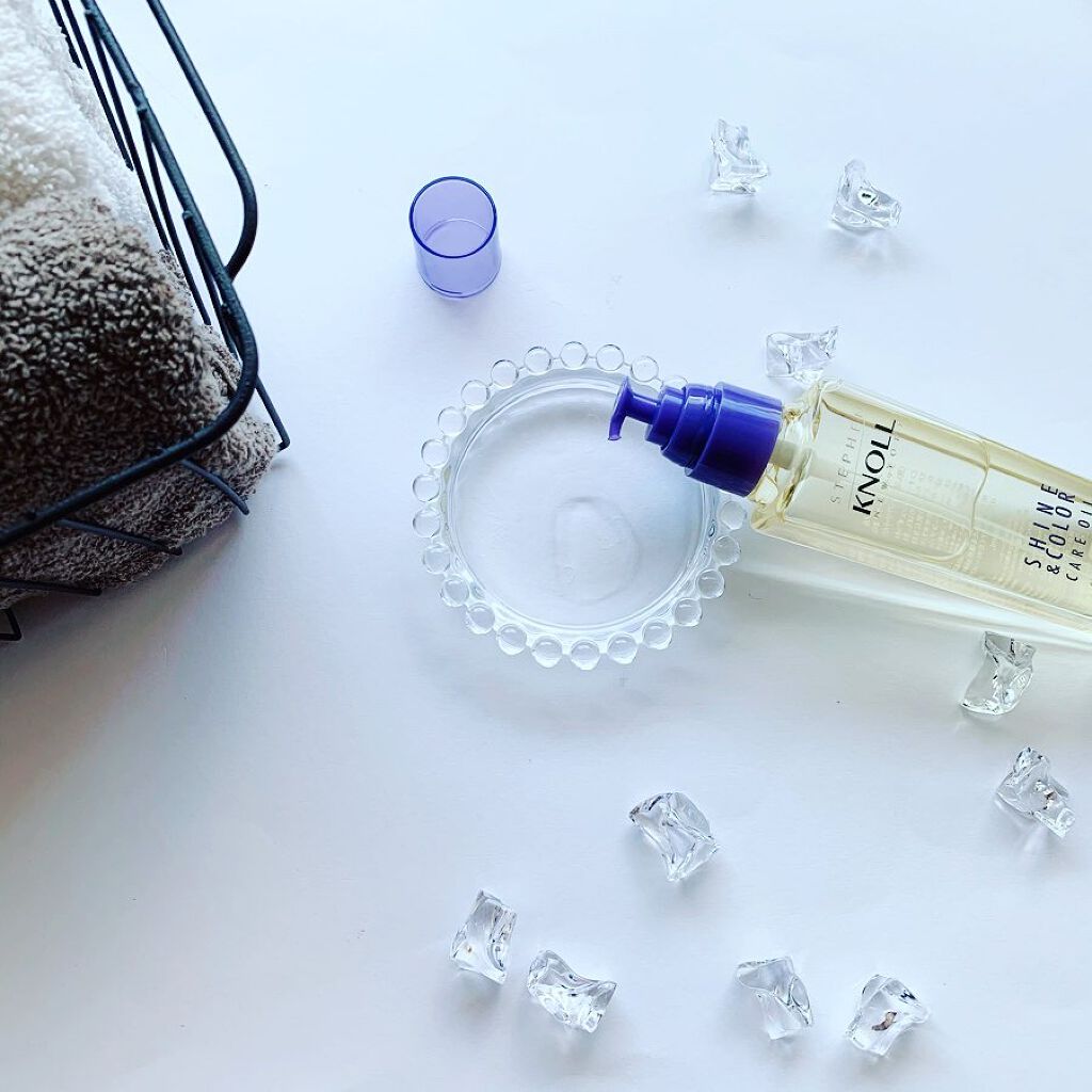 シャイン カラーケア オイル/スティーブンノル ニューヨーク/ヘアオイルを使ったクチコミ(2枚目)