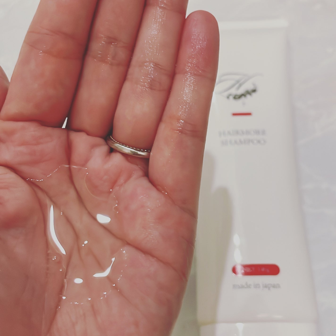 スカルプジェルシャンプー/ヘアモア/市販シャンプーを使ったクチコミ(4枚目)