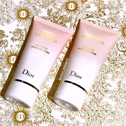 Dior ハンドクリーム プレステージ ラ クレーム マン ド ローズ 試してみた】Dior プレステージ ラ クレーム マン ド ローズの