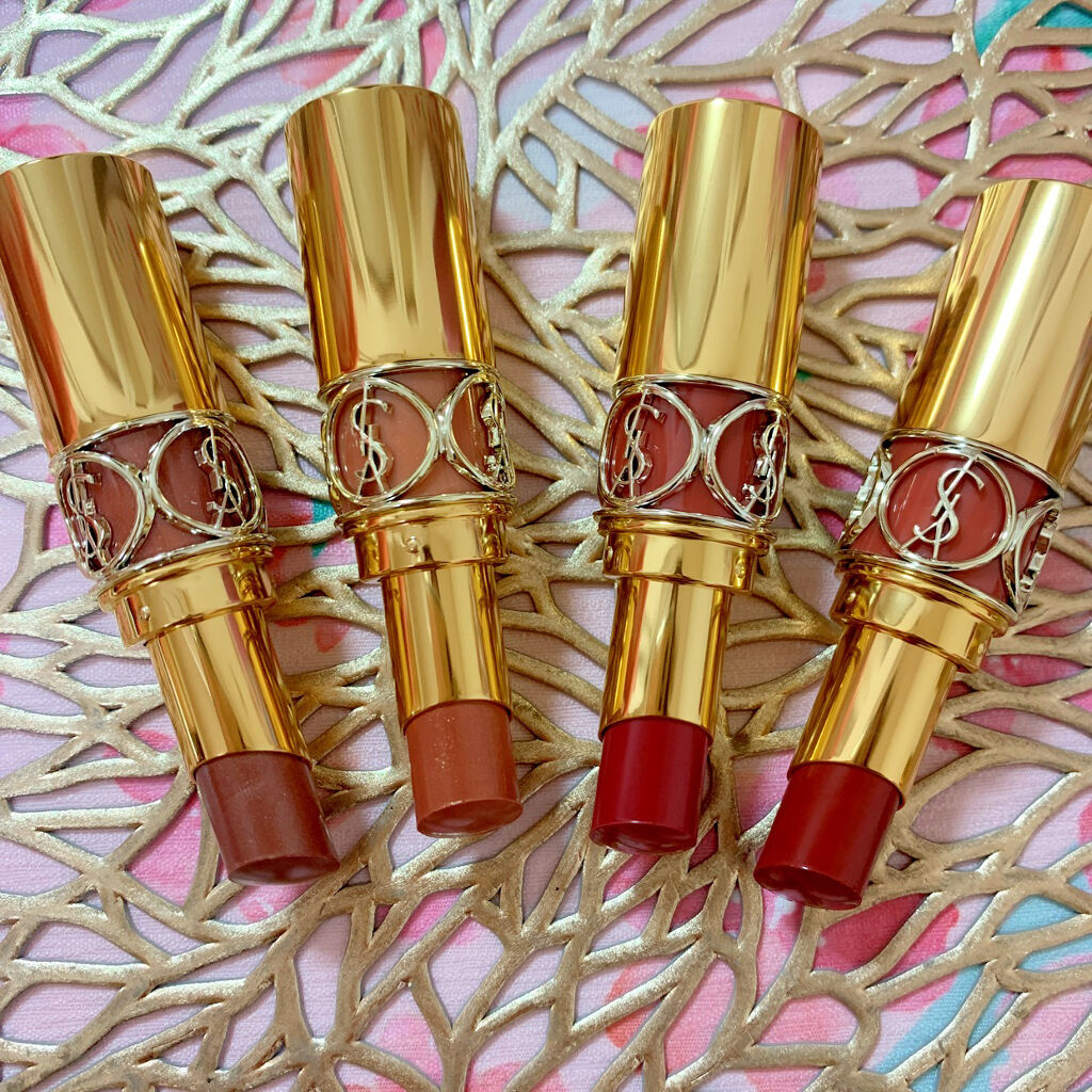 ルージュ ヴォリュプテ シャイン/YVES SAINT LAURENT BEAUTE/口紅を使ったクチコミ（1枚目）