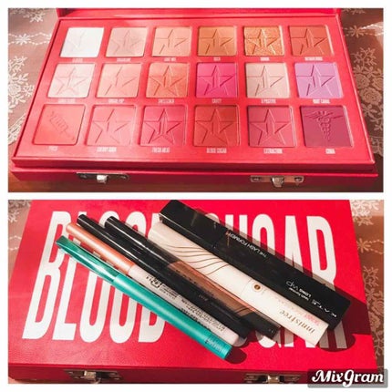 BLOOD SUGAR Eyeshadow Palette/Jeffree Star Cosmetics/アイシャドウパレットを使ったクチコミ(1枚目)