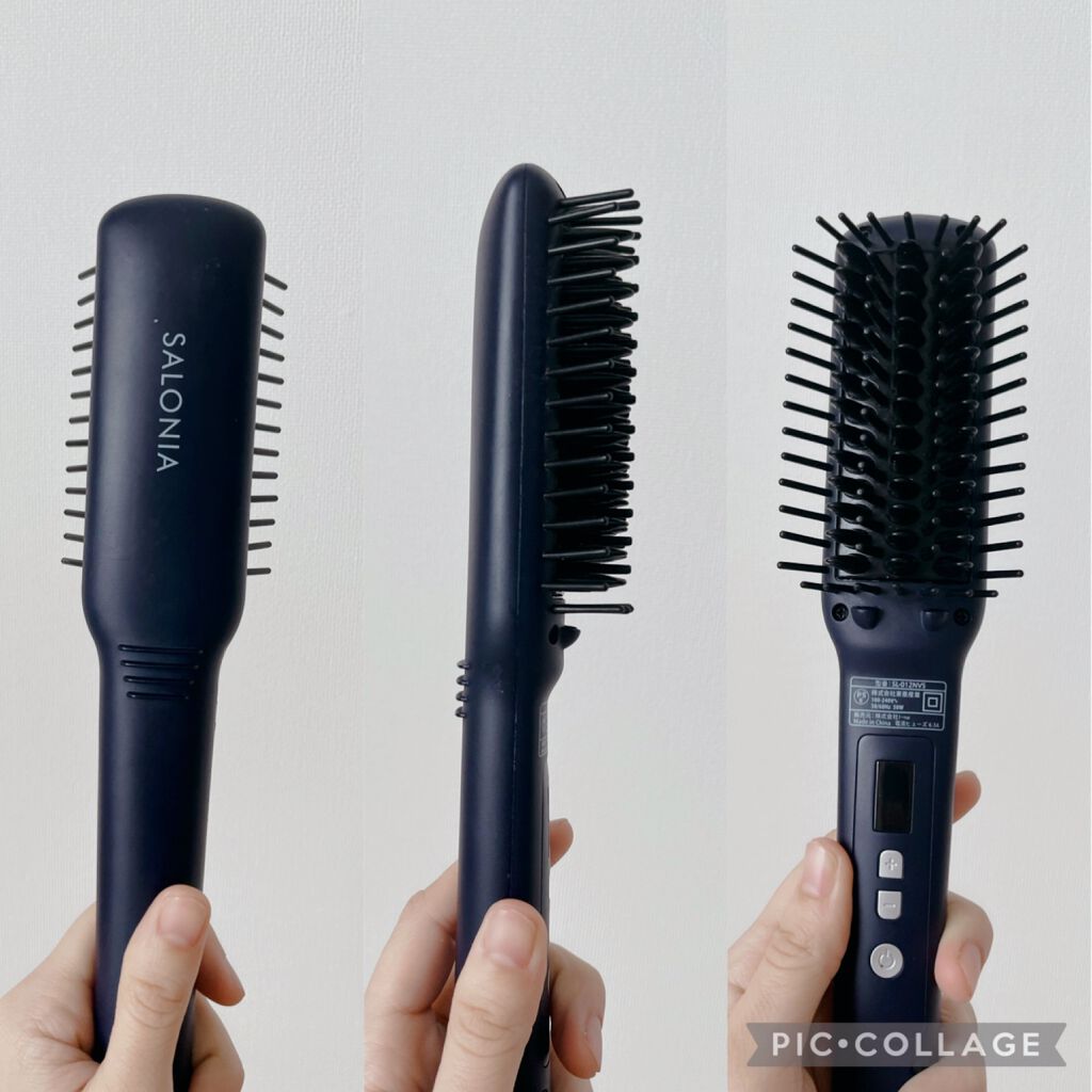 ストレートヒートブラシ スリム /SALONIA/ヒートブラシを使ったクチコミ(2枚目)