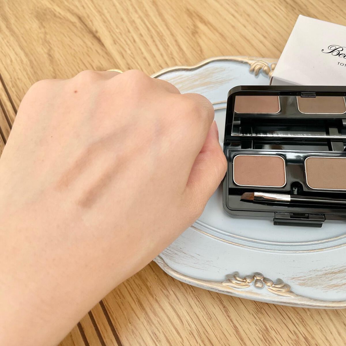 ビューステージ アイブロウパウダー/ビューステージ コスメティック/パウダーアイブロウを使ったクチコミ(4枚目)