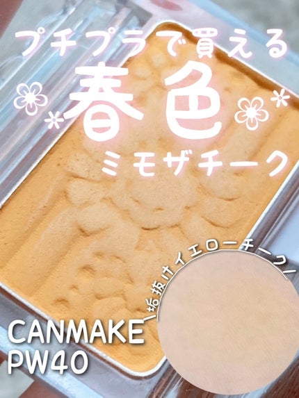 【旧品】パウダーチークス/キャンメイク/パウダーチークを使ったクチコミ(1枚目)