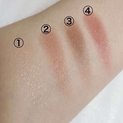 シルキースフレアイズ(マットタイプ)/キャンメイク/アイシャドウパレットを使ったクチコミ(3枚目)