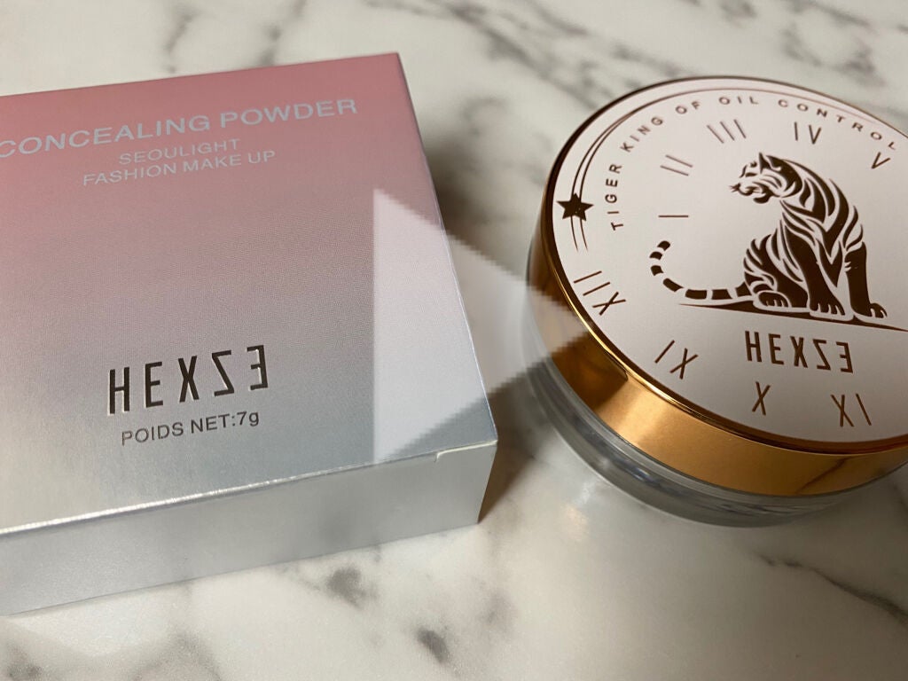 Hexze(ヘックスゼ) 第五代フェイスパウダー/HEXZE(ヘックスゼ)/ルースパウダーを使ったクチコミ(1枚目)