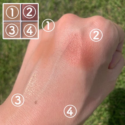 THE アイパレR 103 釘づけのブラウンレッド【旧】/b idol/アイシャドウパレットを使ったクチコミ(3枚目)