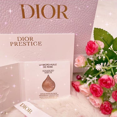 プレステージ マイクロ ユイル ド ローズ セラム/Dior/美容液を使ったクチコミ（1枚目）