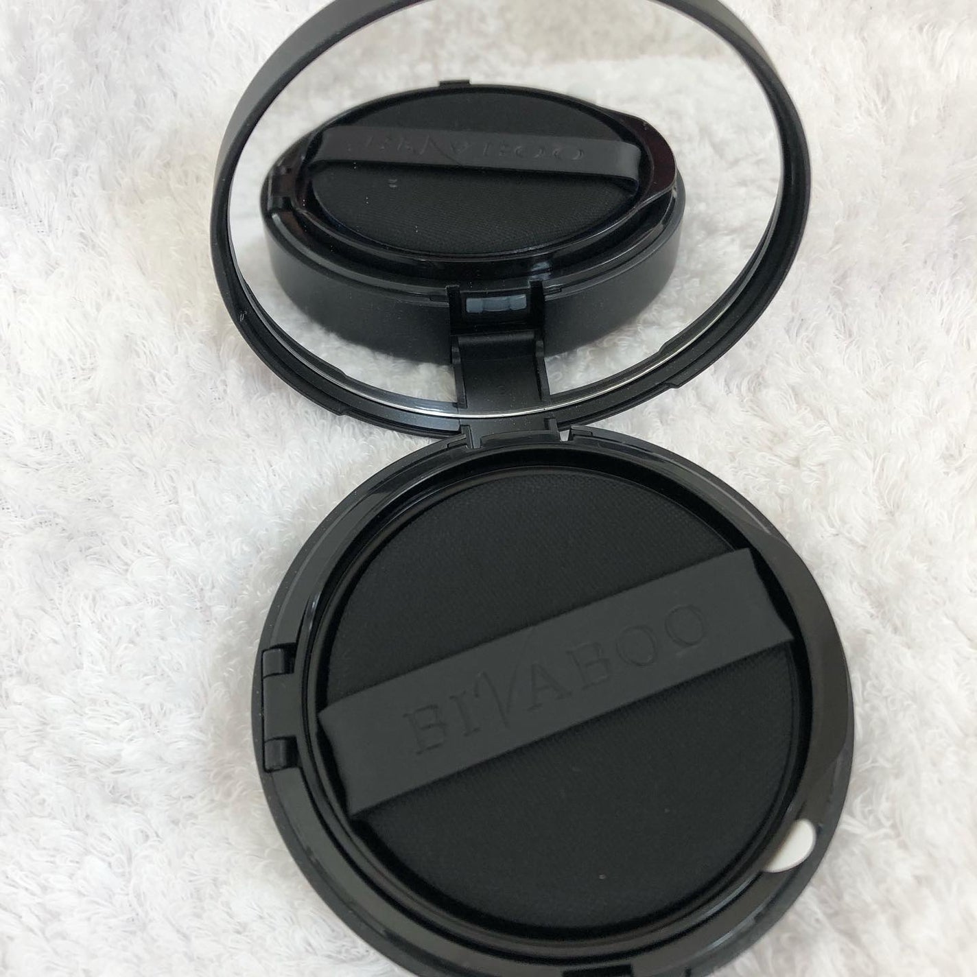 ベルベットジュエルクッション/BIVABOO/クッションファンデーションを使ったクチコミ(3枚目)