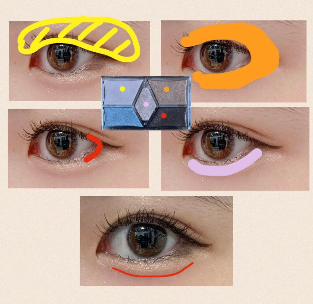 【旧品】パーフェクトスタイリストアイズ/キャンメイク/アイシャドウパレットを使ったクチコミ(2枚目)