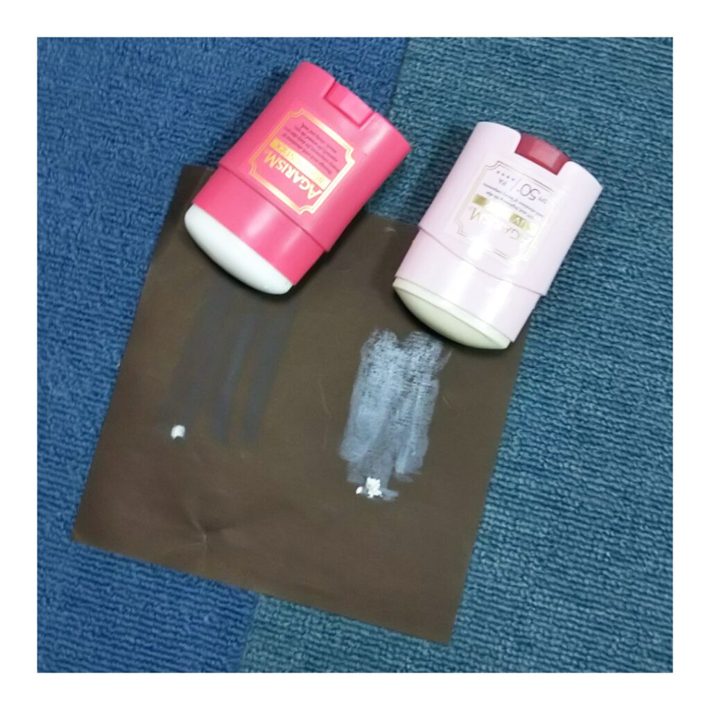 トーンアップUVスティック/AGARISM/日焼け止めスティックを使ったクチコミ（2枚目）