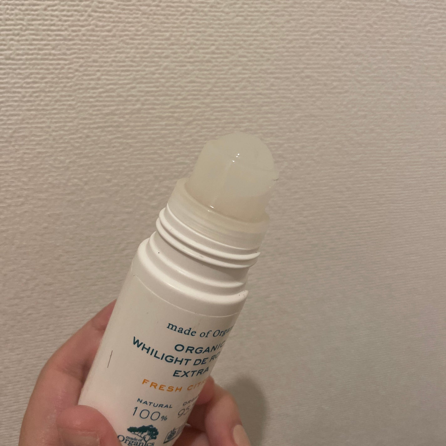 ホワイライト DE ロールオン/made of Organics/デオドラント・制汗剤を使ったクチコミ(2枚目)