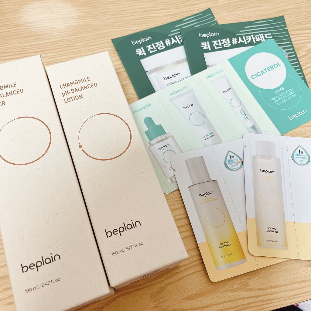 カモミール弱酸性トナー/beplain/化粧水を使ったクチコミ（1枚目）