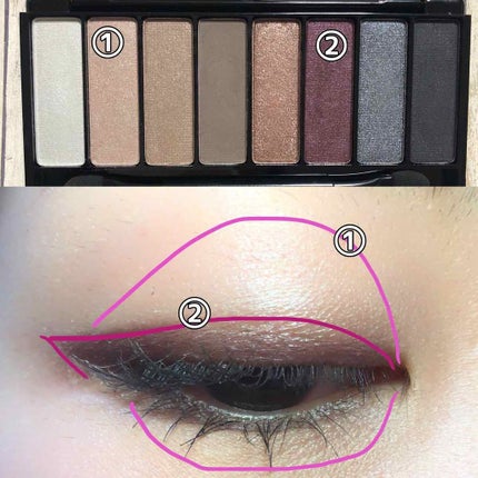 マグニファイズ アイコントゥアリング パレット N/リンメル ロンドン/アイシャドウパレットを使ったクチコミ(3枚目)