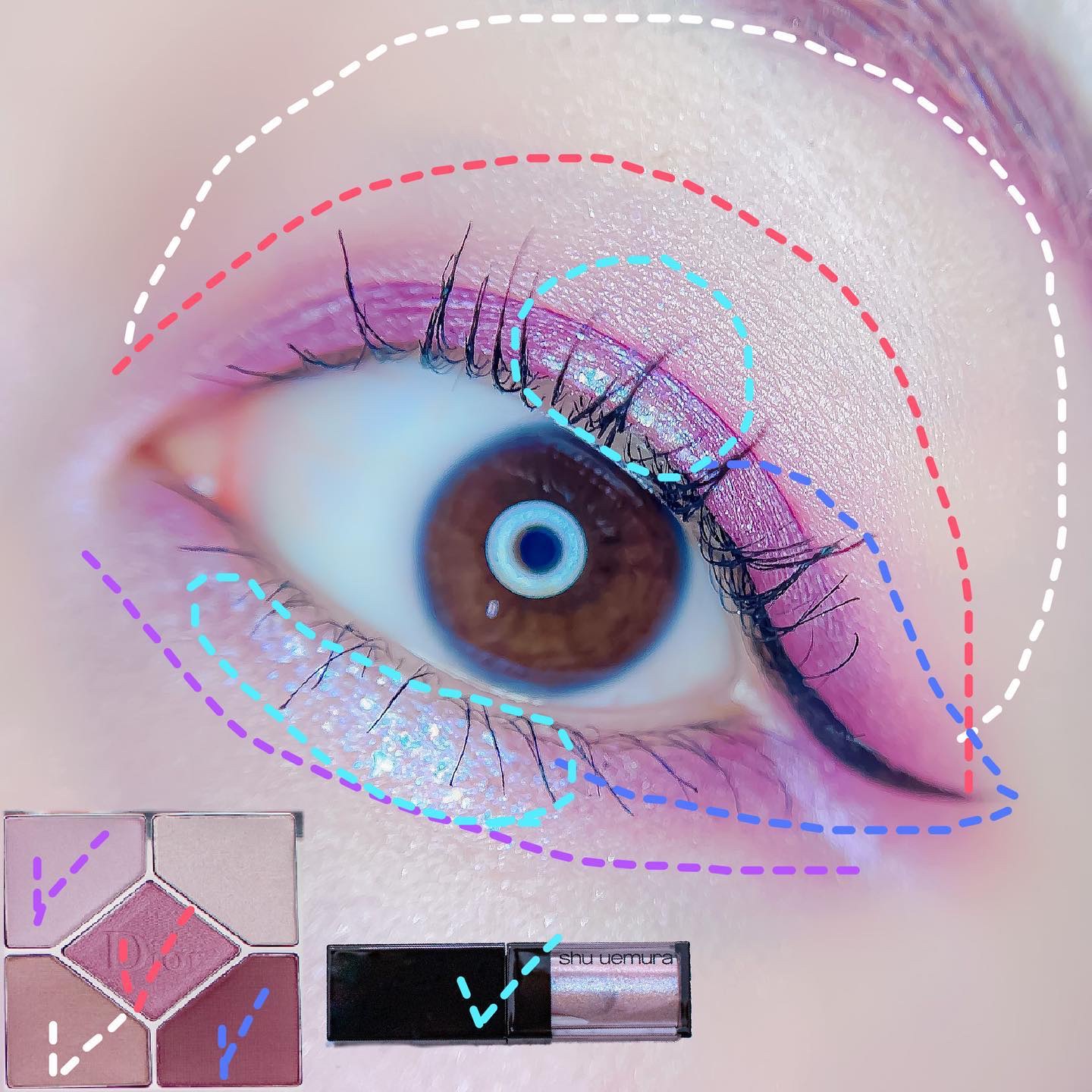 【旧】サンク クルール クチュール/Dior/アイシャドウパレットを使ったクチコミ（2枚目）