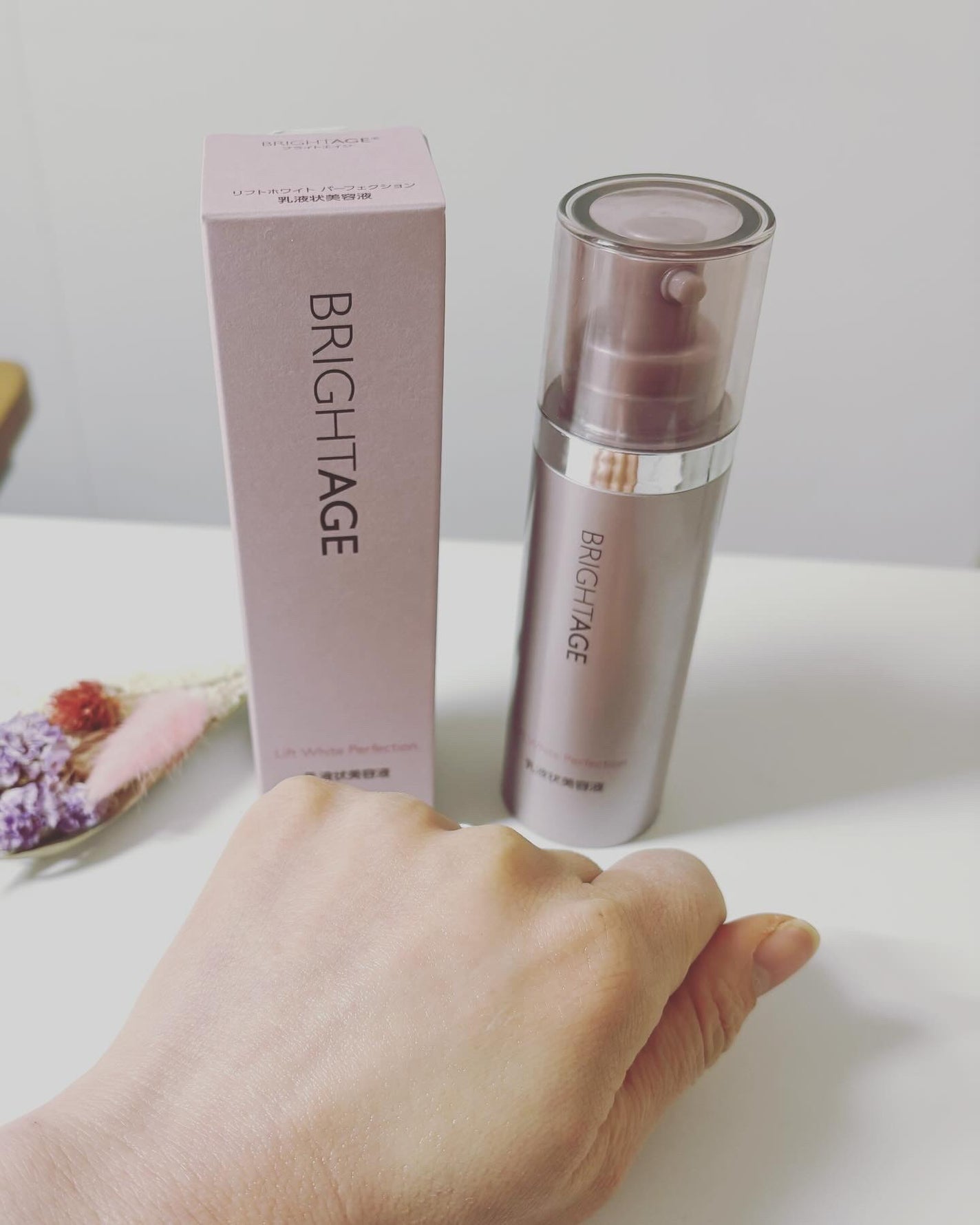 リフトホワイト パーフェクション/BRIGHTAGE/美容液を使ったクチコミ(3枚目)