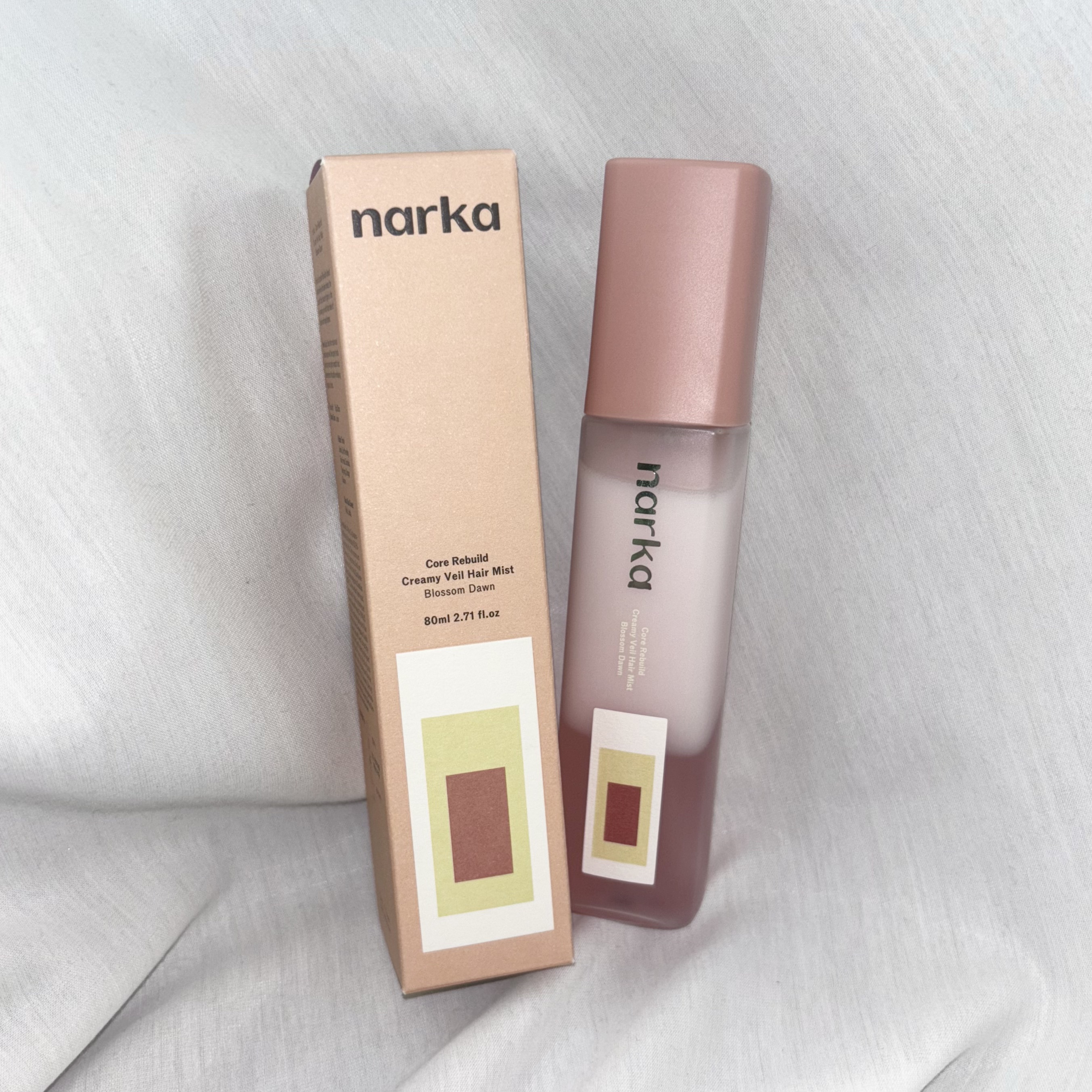 クリーミーベールヘアミスト ブロッサムダン/narka/ヘアミストを使ったクチコミ（1枚目）