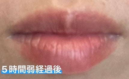 ラスティンググロスリップ/CEZANNE/口紅を使ったクチコミ(5枚目)