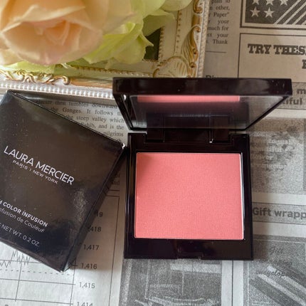 ブラッシュ カラー インフュージョン 12 PASSIONFRUIT/ローラ メルシエ/パウダーチークを使ったクチコミ(1枚目)