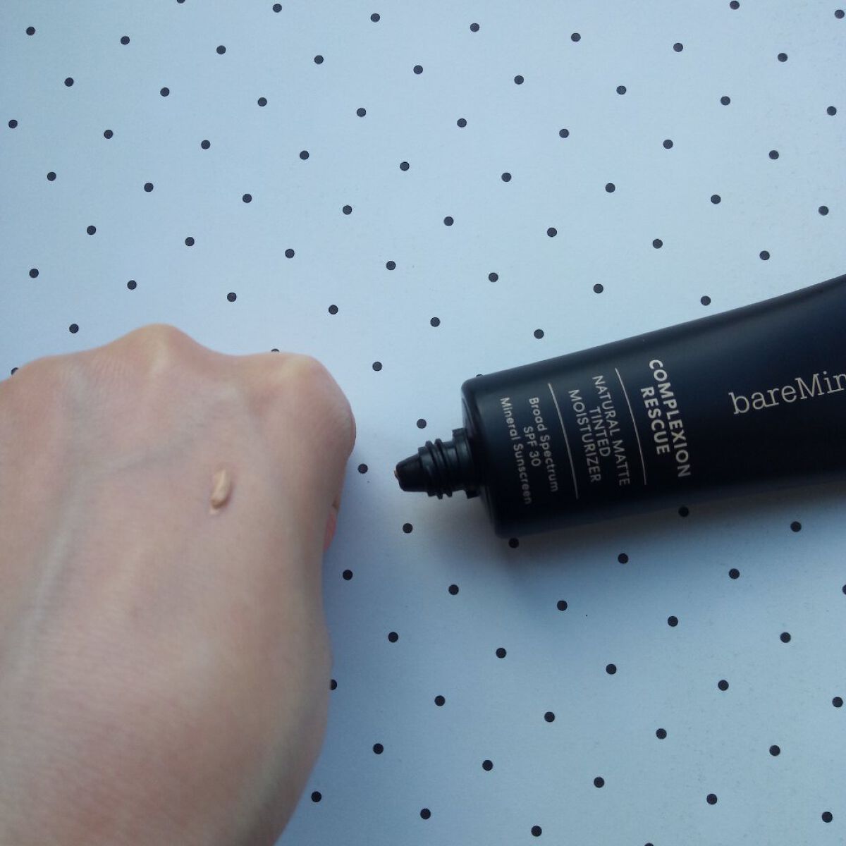 CR ナチュラル マット モイスチャライザー バーチ 1.5/bareMinerals/クリーム・エマルジョンファンデーションを使ったクチコミ（2枚目）