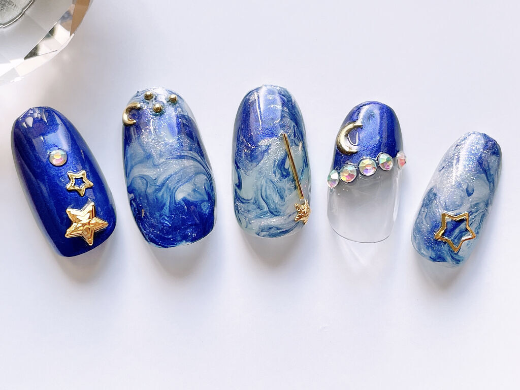 コンスピキュアス ネイルカラー　 36 ブルーベリー/Amplitude/マニキュアを使ったクチコミ（1枚目）