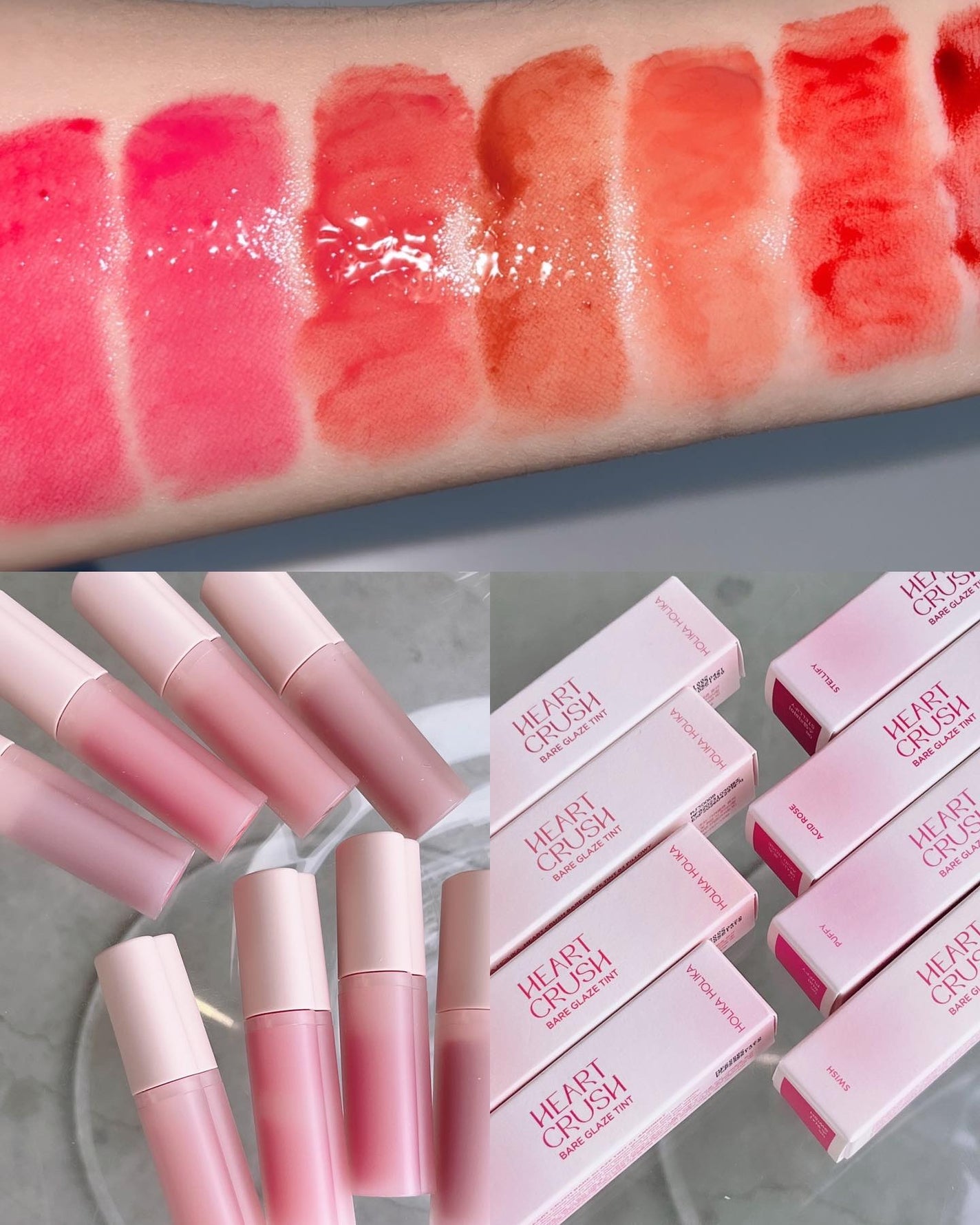 ハートクラッシュ ベアグレイズティント/HOLIKA HOLIKA/リップティントを使ったクチコミ(8枚目)