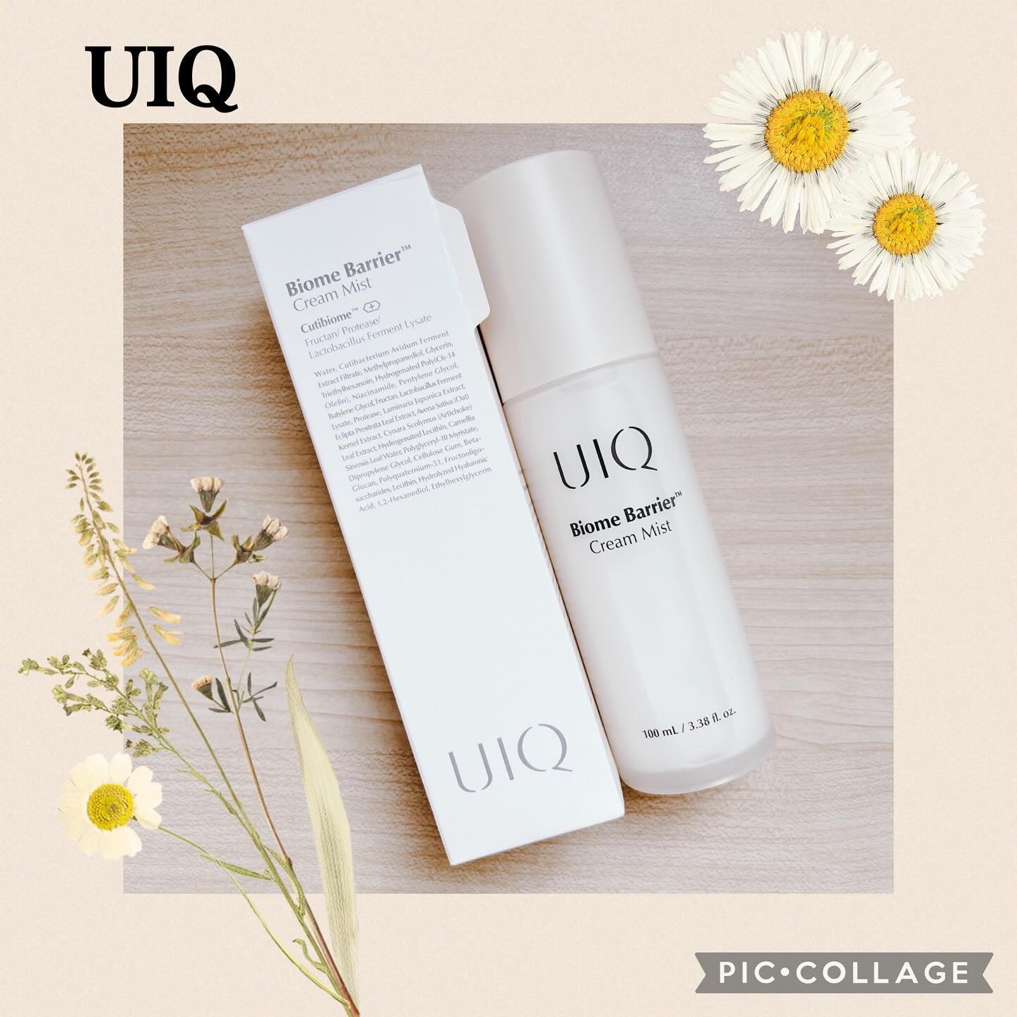 バイオームバリア クリームミスト/UIQ/ミスト状化粧水を使ったクチコミ（1枚目）