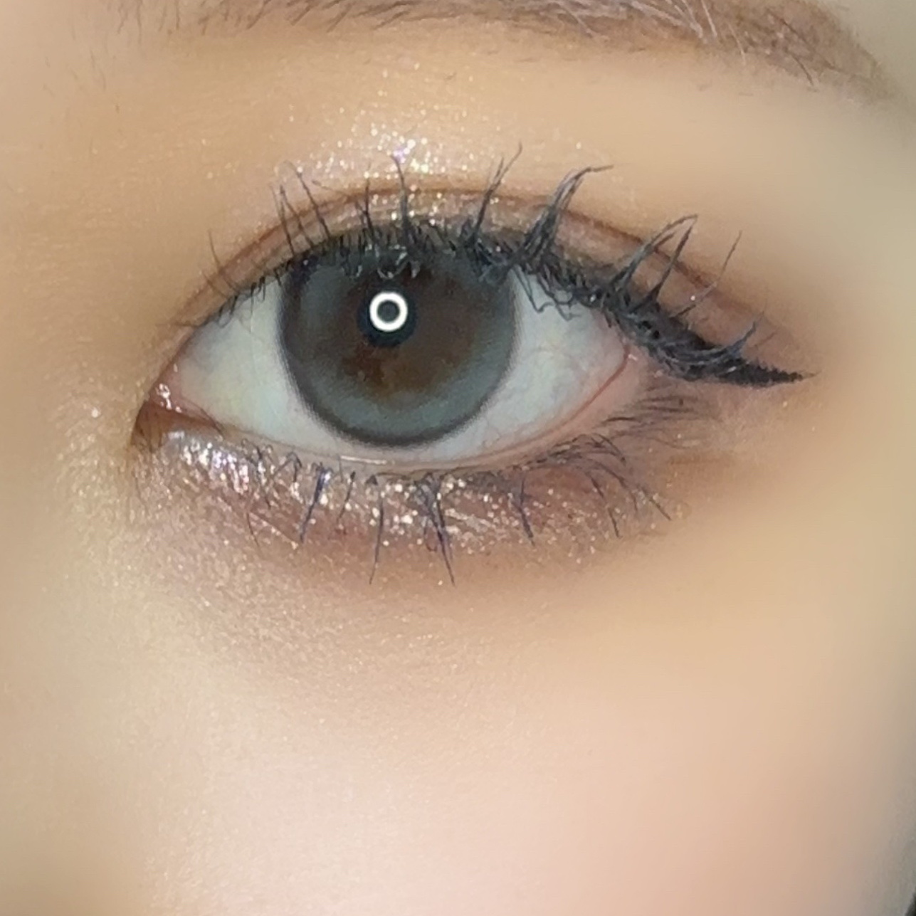 Double Tint 1month/OLENS/カラーコンタクトレンズを使ったクチコミ（2枚目）