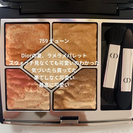 【旧】サンク クルール クチュール/Dior/アイシャドウパレットを使ったクチコミ(5枚目)