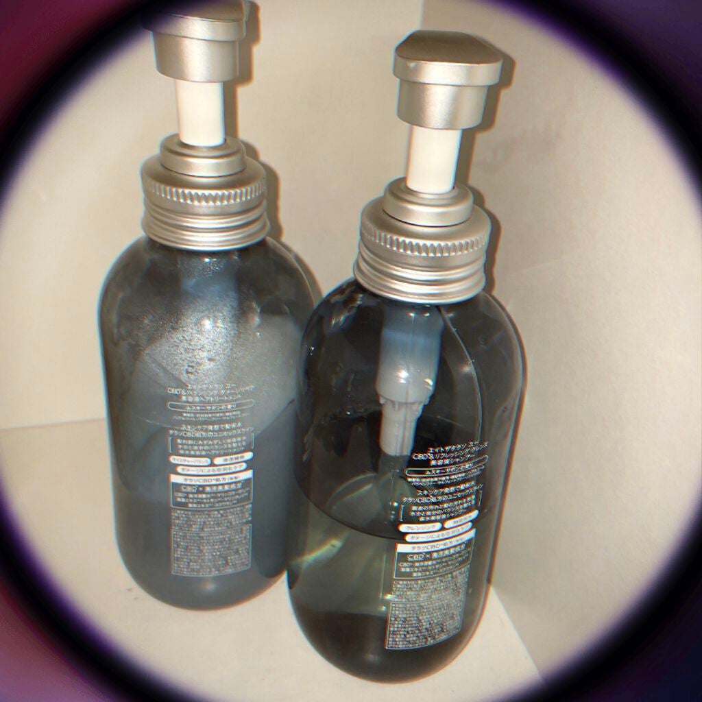 エイトザタラソ ユー CBD&リフレッシング クレンズ 美容液シャンプー/CBD&バランシング ダメージリペア 美容液ヘアトリートメント/エイトザタラソ/市販シャンプーを使ったクチコミ(2枚目)