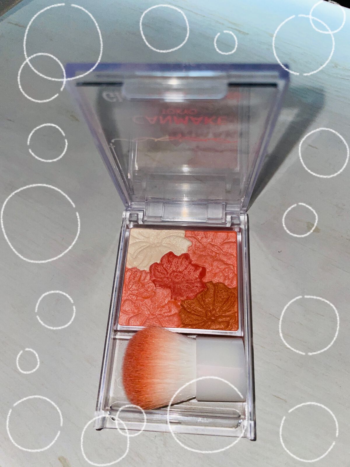 グロウフルールチークス/キャンメイク/パウダーチークを使ったクチコミ(1枚目)