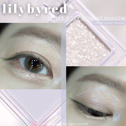 Little Bitty Moment Shadow/lilybyred/アイシャドウパレットを使ったクチコミ(6枚目)