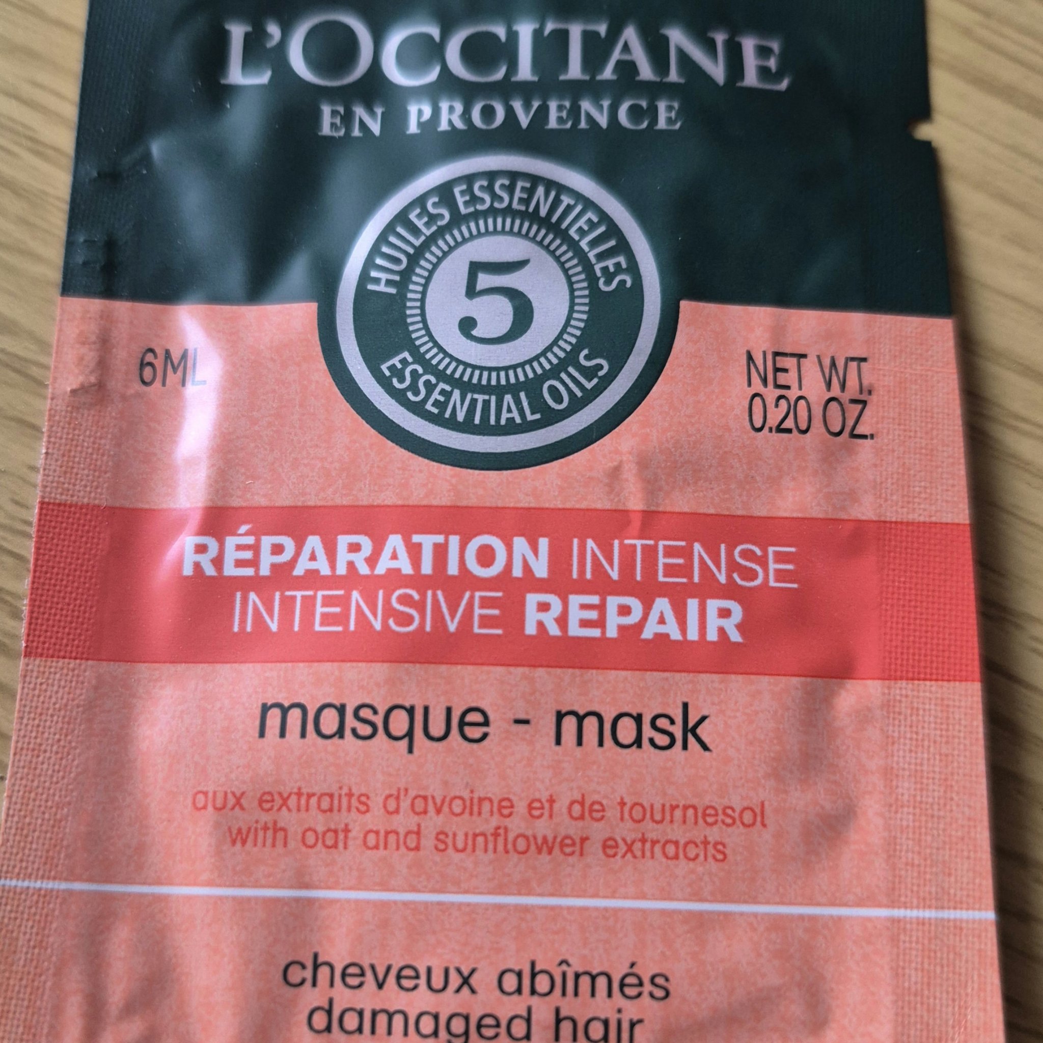 ファイブハーブス リペアリングヘアマスク/L'OCCITANE/ヘアマスク・ヘアパックを使ったクチコミ（1枚目）