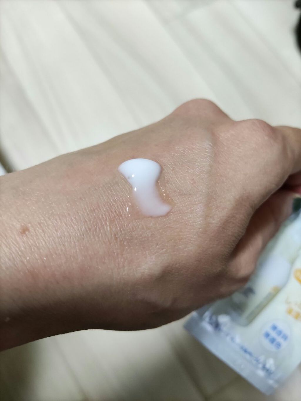 ママ&キッズ ベビーミルキーローション/ナチュラルサイエンス/ボディローションを使ったクチコミ（2枚目）