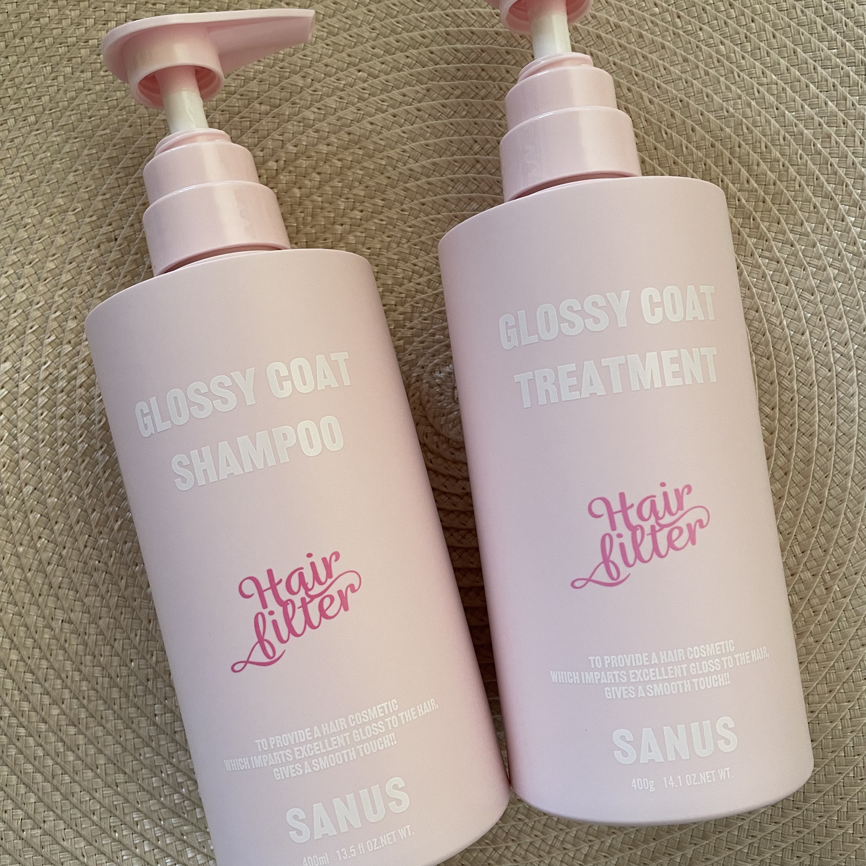 GLOSSY COAT SHAMPOO / TREATMENT/SANUS HAIR FILTER/市販シャンプーを使ったクチコミ（2枚目）