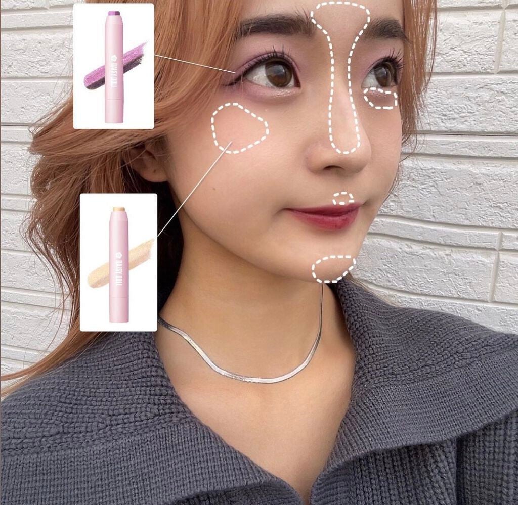 デュアル カラー スティック/DAISY DOLL by MARY QUANT/スティックアイシャドウを使ったクチコミ(2枚目)