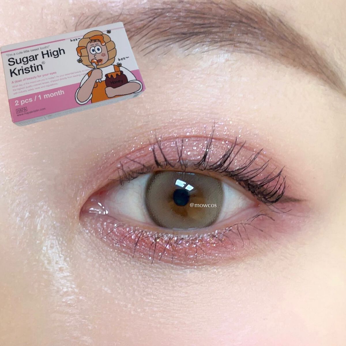 Suger High Kristin/Hapa kristin/カラーコンタクトレンズを使ったクチコミ(1枚目)