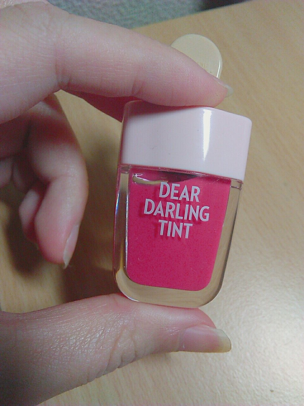 ディアダーリン ウォータージェルティント （アイスティント）/ETUDE/口紅を使ったクチコミ（1枚目）