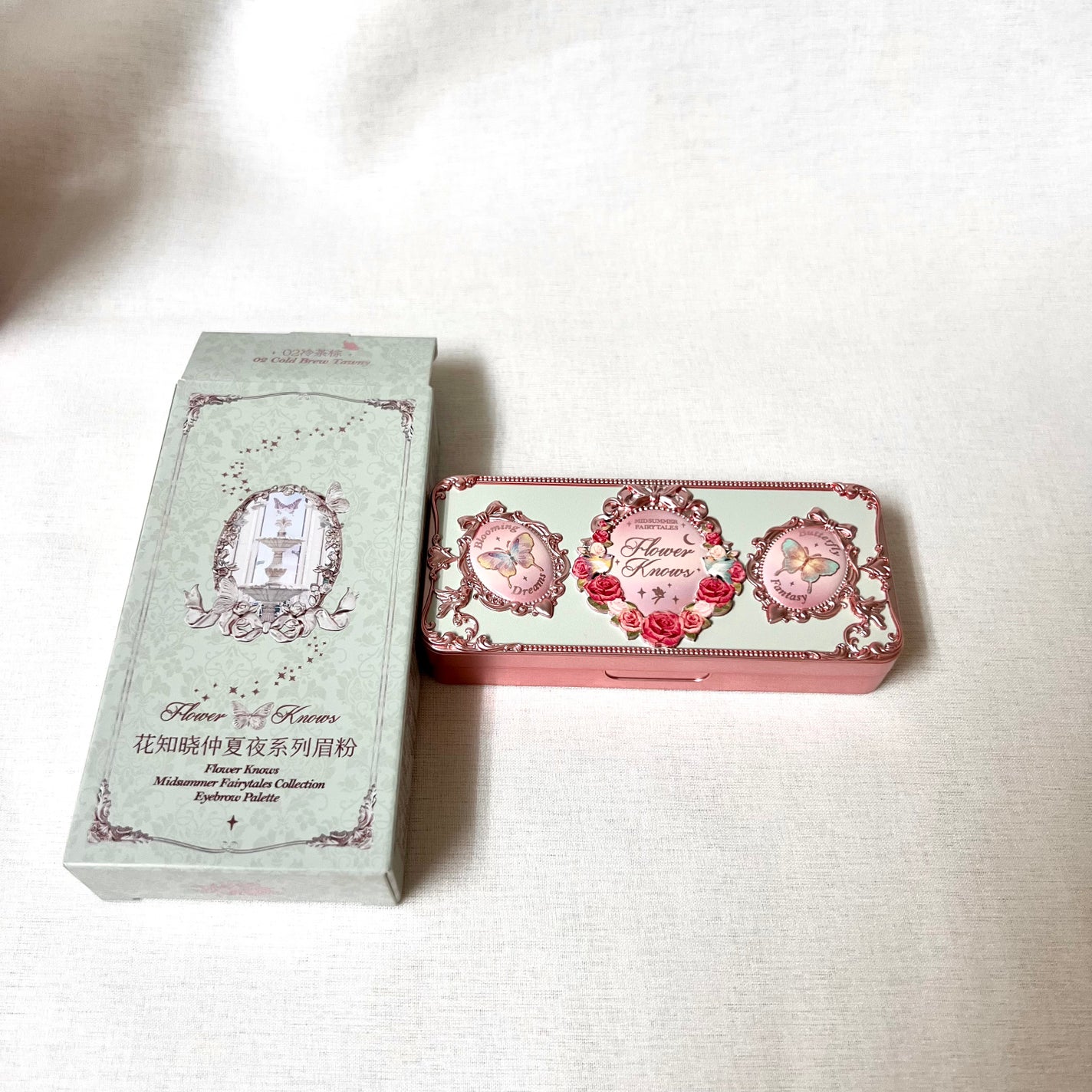 ミッドサマーフェアリーテイルズ コレクション アイブロウパウダーパレット/FlowerKnows/パウダーアイブロウを使ったクチコミ(4枚目)