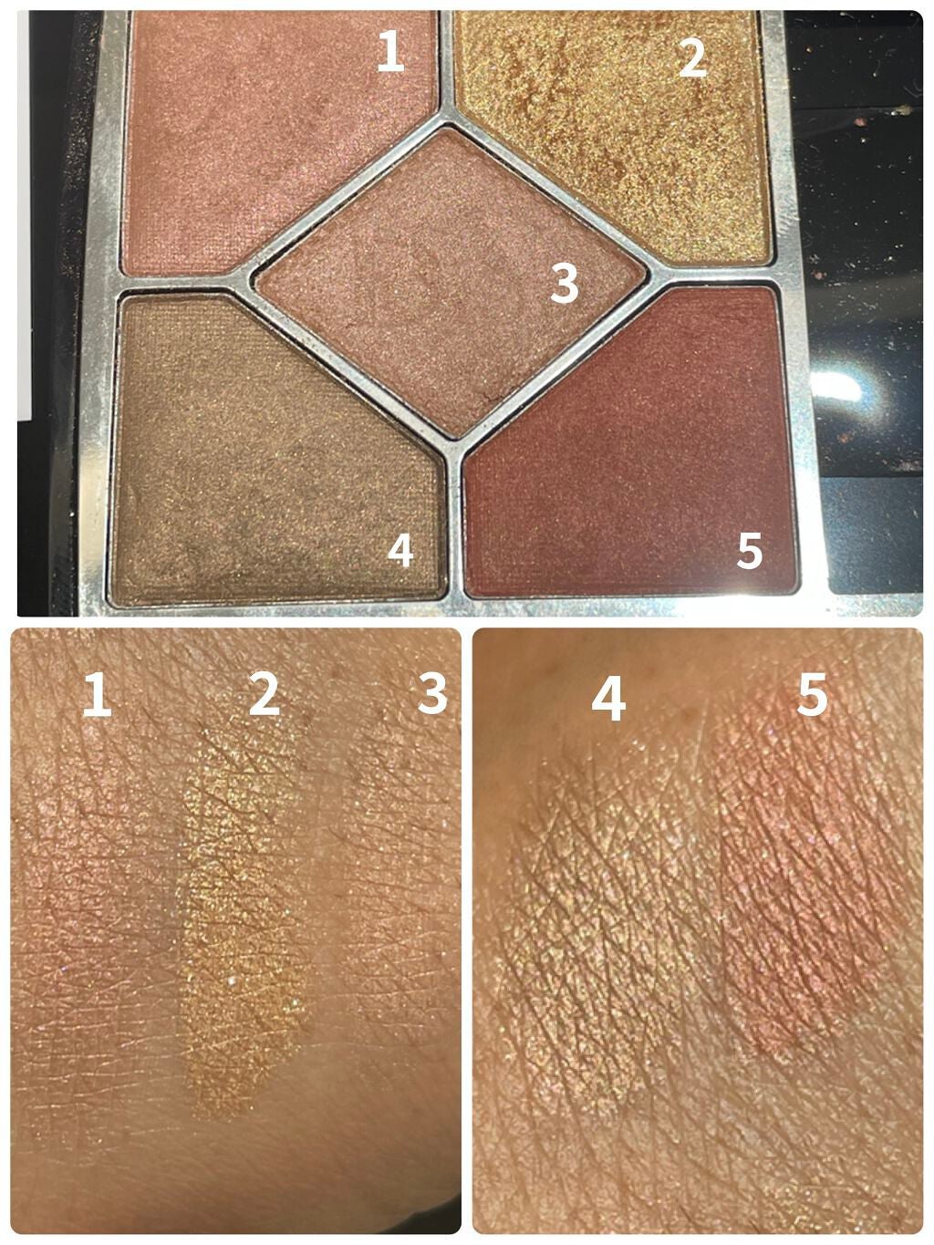 【旧】サンク クルール クチュール/Dior/アイシャドウパレットを使ったクチコミ(2枚目)