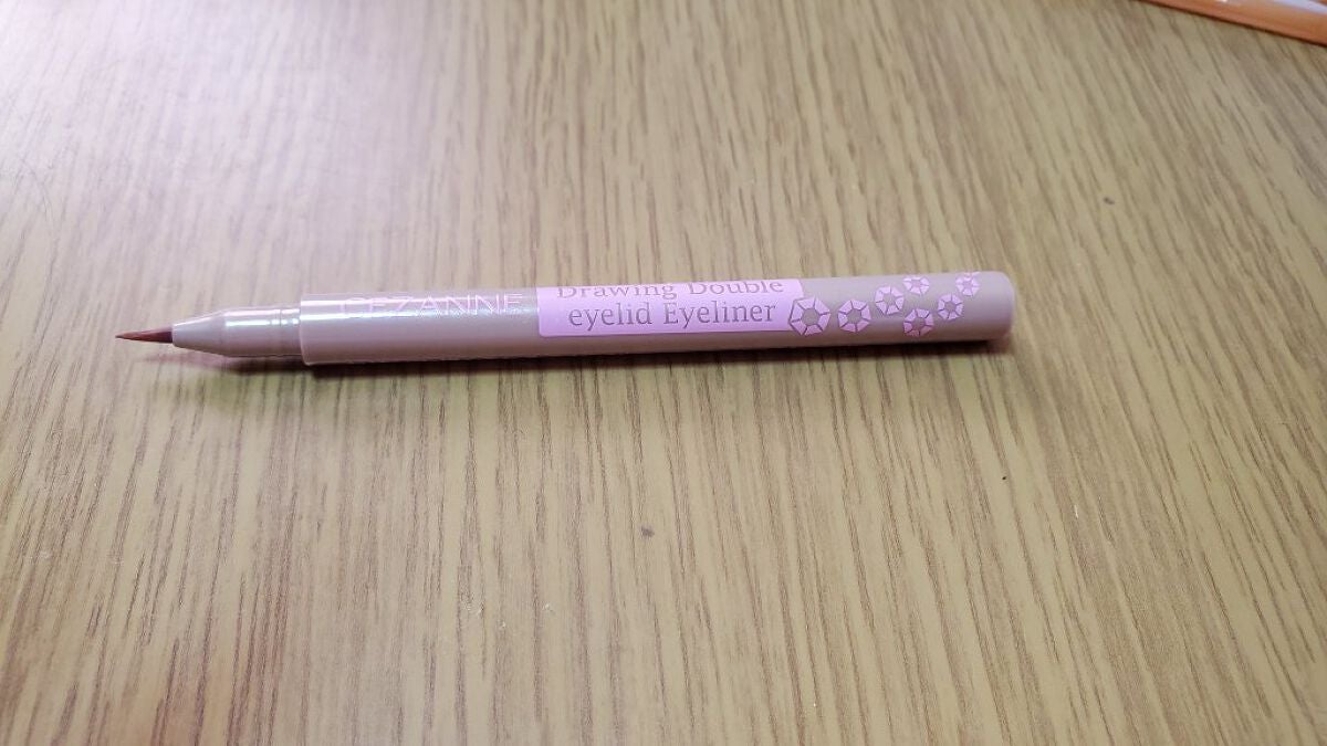 描くふたえアイライナー/CEZANNE/リキッドアイライナーを使ったクチコミ(3枚目)