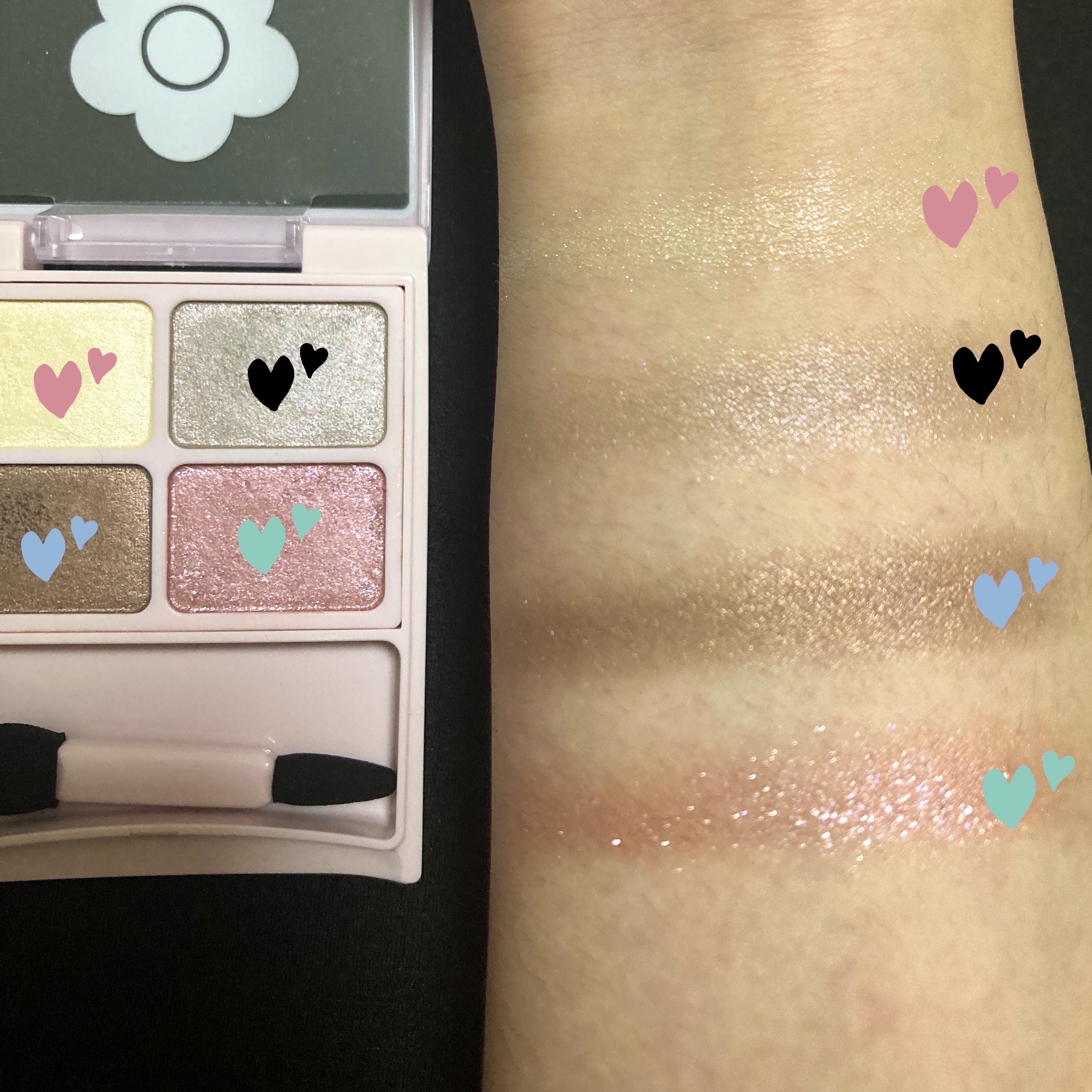 デイジードール アイカラー パレット/DAISY DOLL by MARY QUANT/アイシャドウパレットを使ったクチコミ（3枚目）