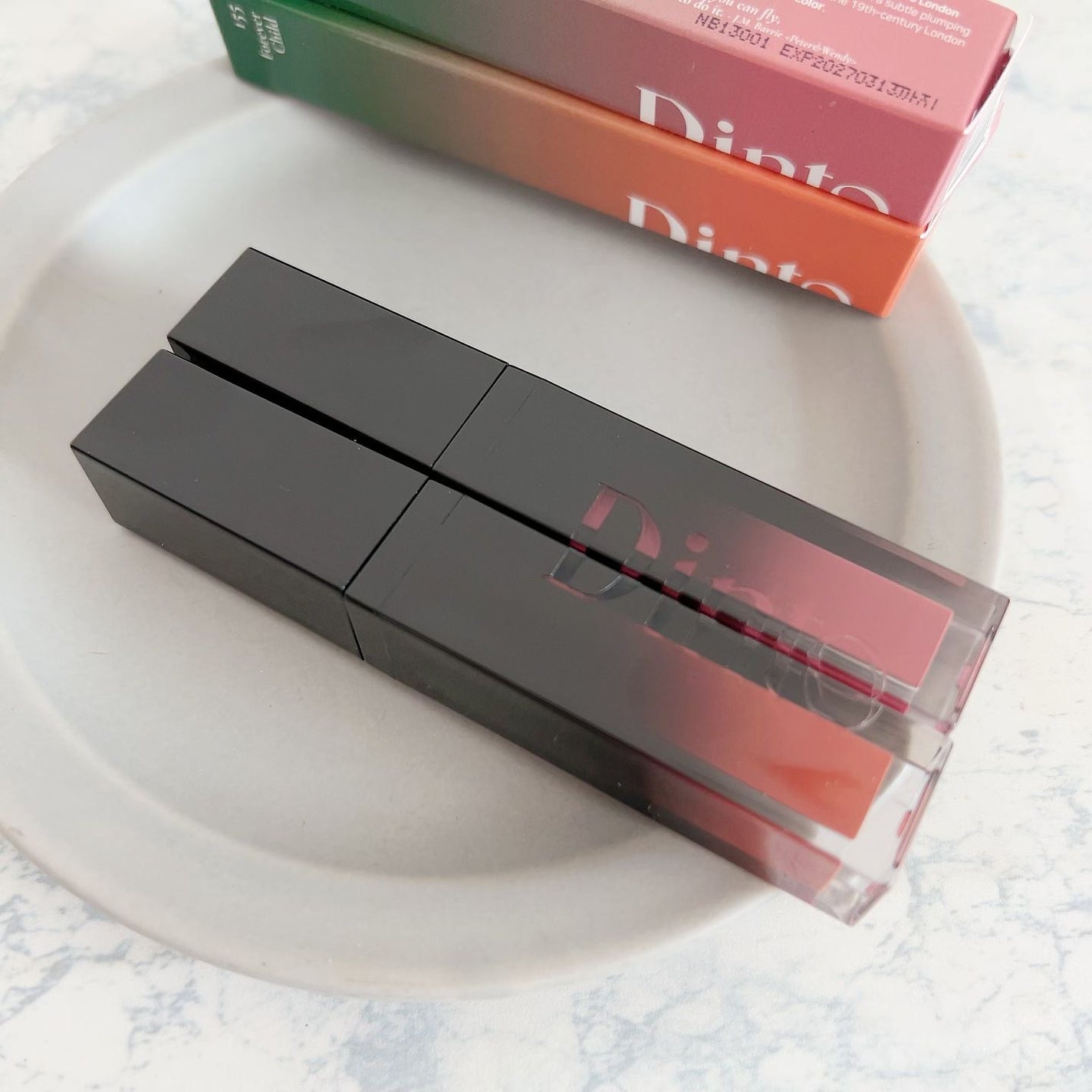 ディープキスド プランピング リップエナメル/Dinto/リップグロスを使ったクチコミ(8枚目)