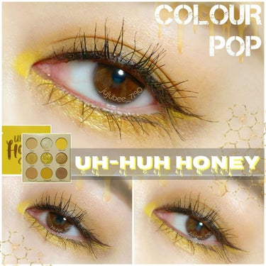 UH-HUH Honey/ColourPop/パウダーアイシャドウを使ったクチコミ（1枚目）